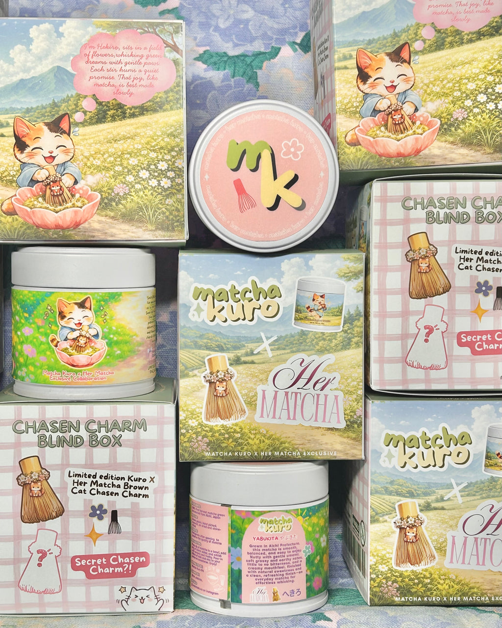 Kuro x Her Matcha Charm Blind Box